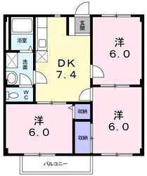 アーリー有ノ木の物件間取画像